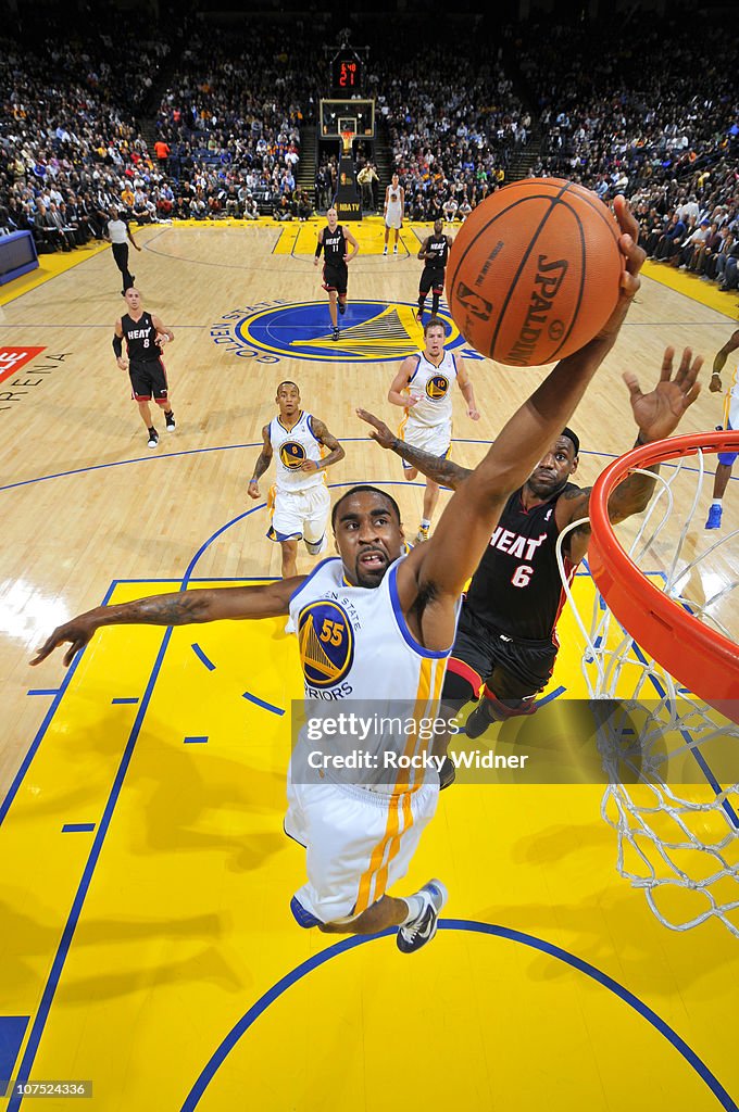 Golden State Warriors v Miami Heat