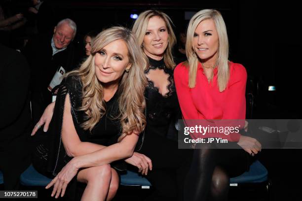 Sonja Morgan, Ramona Singer and Tinsley Mortimer attend the Improv Asylum Grand Opening on November 30, 2018 in New York City.