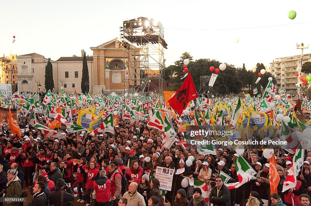 PD Protest in Rome