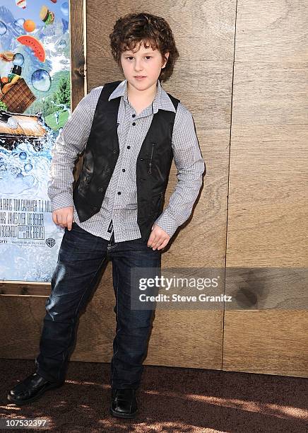 Nolan Gould arrives at "Yogi Bear 3-D" Premiere in Westwood Village on December 11, 2010 in Los Angeles, California.