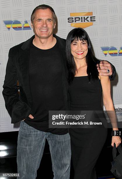 James C. Burns and Nancye Ferguson arrive at Spike TV's "2010 Video Game Awards" held at the LA Convention Center on December 11, 2010 in Los...