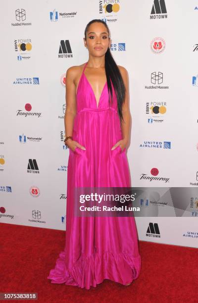 Bianca Lawson attends Ebony Magazine's 'Ebony's Power 100 Gala' at The Beverly Hilton Hotel on November 30, 2018 in Beverly Hills, California.