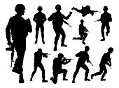 Silhouette Soldiers