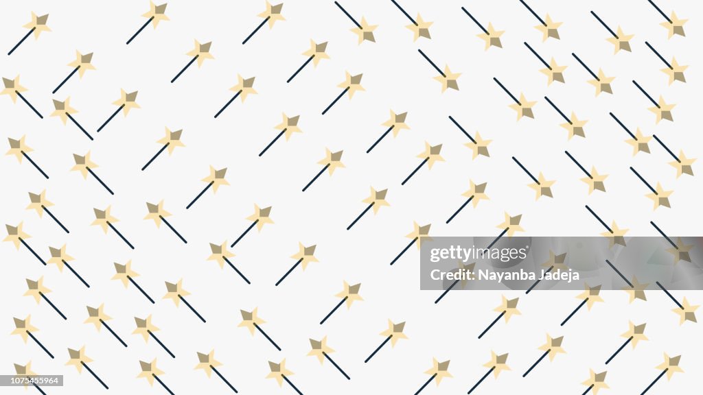 Magic wand seam less pattern background