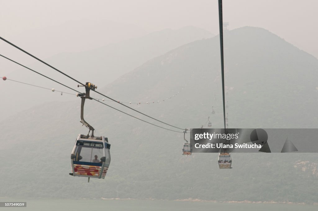 The Ngong Ping Cable Car Lantau Island Hong Kong