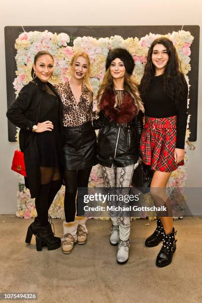 Love Island Girls attend the SpreadCon by Spreadvertise on December 01, 2018 in Cologne, Germany.