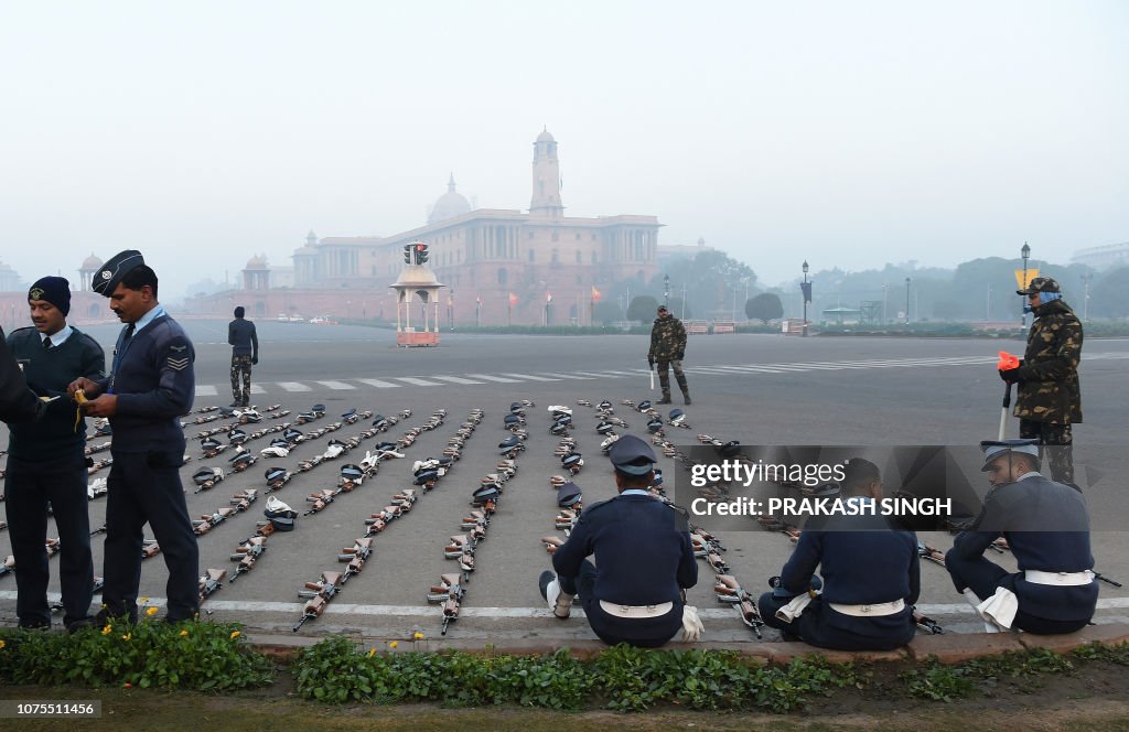 INDIA-REPUBLIC DAY-REHEARSAL