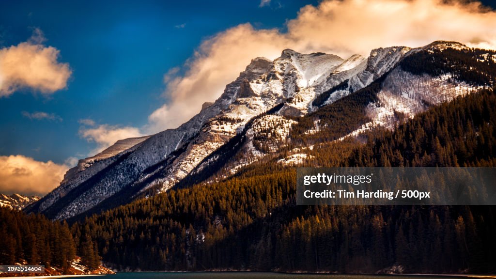 Mt. Inglismaldie from Two Jack Lake