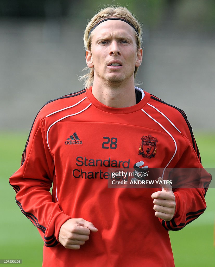 Liverpool's Danish midfielder Christian