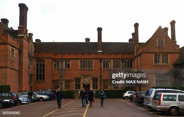 People leave the University of Bedfordshire in Luton, north of London on December 13, 2010. The University, was attended by Taymour Abdelwahab...