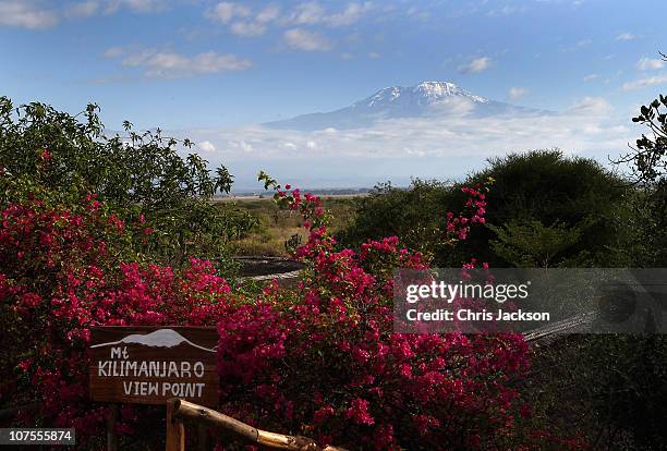 General view of Kilimanjaro on December 13, 2010 in Arusha, Tanzania. Martina Navratilova was taken off Kilimanjaro after suffering from altitude...