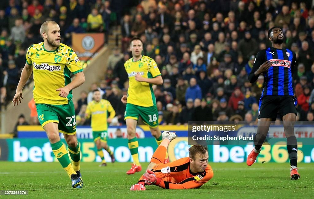 Norwich City v Rotherham United - Sky Bet Championship