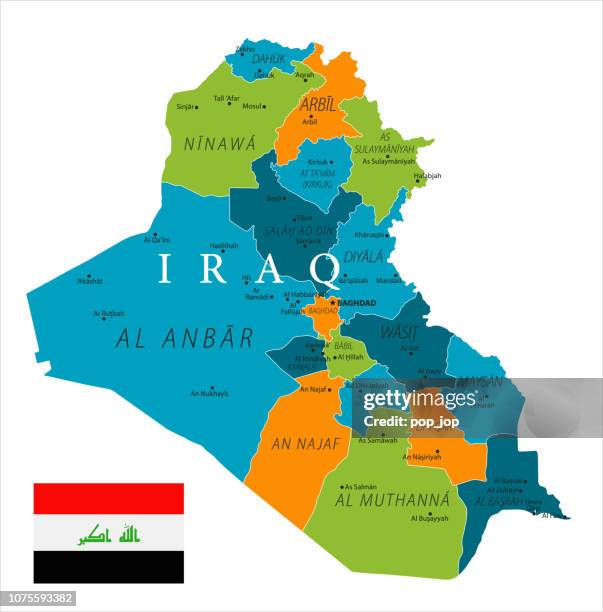 Iraq Mapbasic Political Map Of Iraq