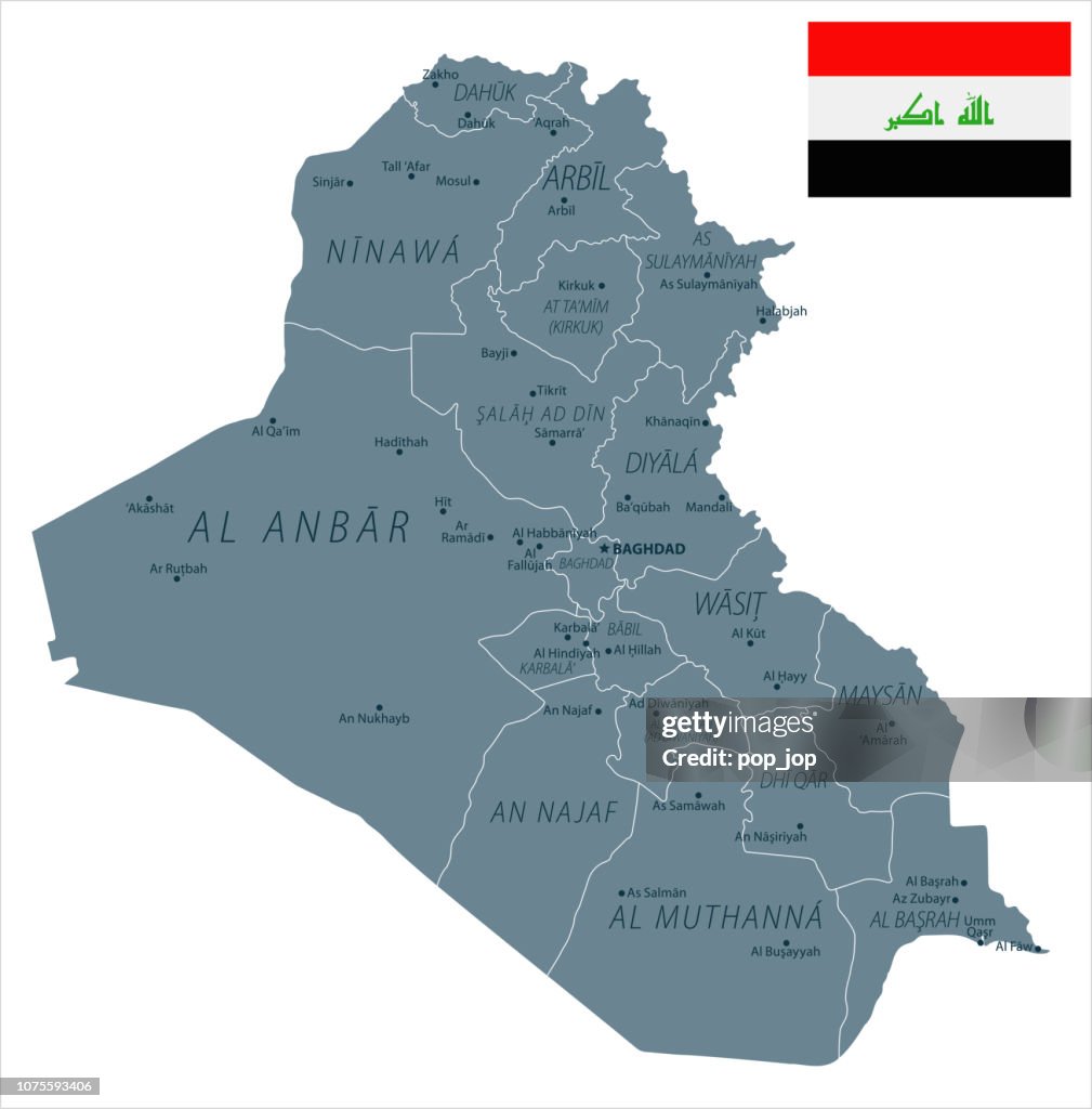 30 - Iraq - Grayscale Isolated 10
