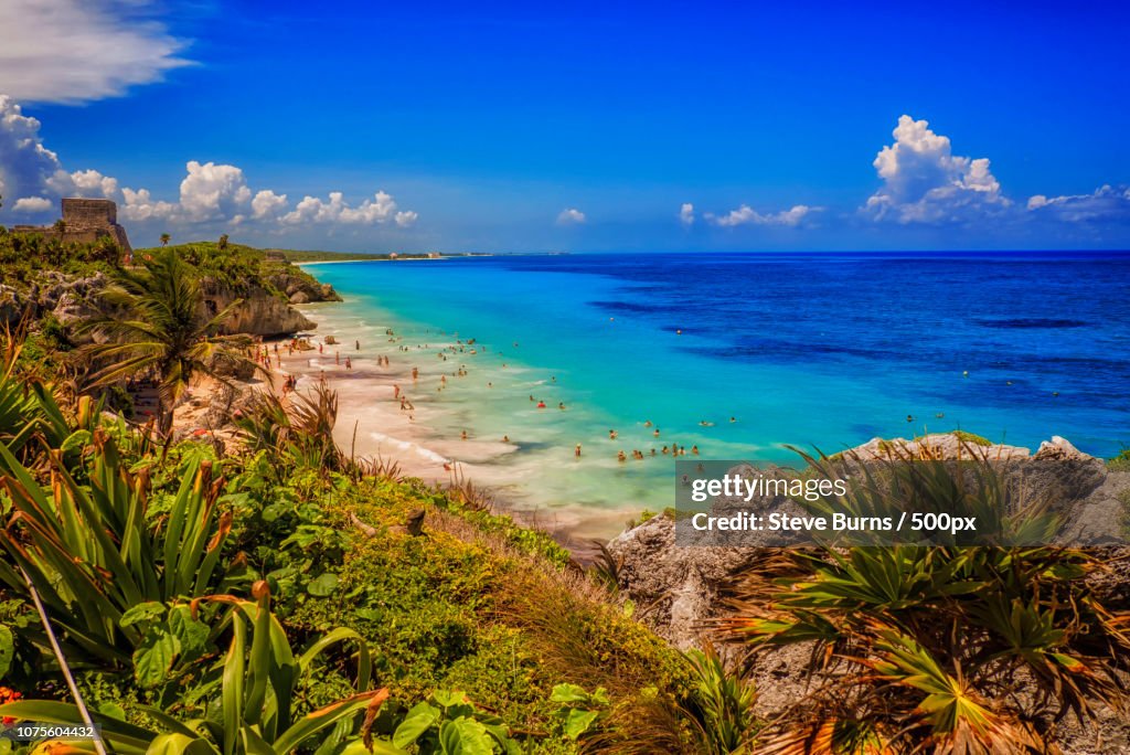 Up Above the Beach at Tulum