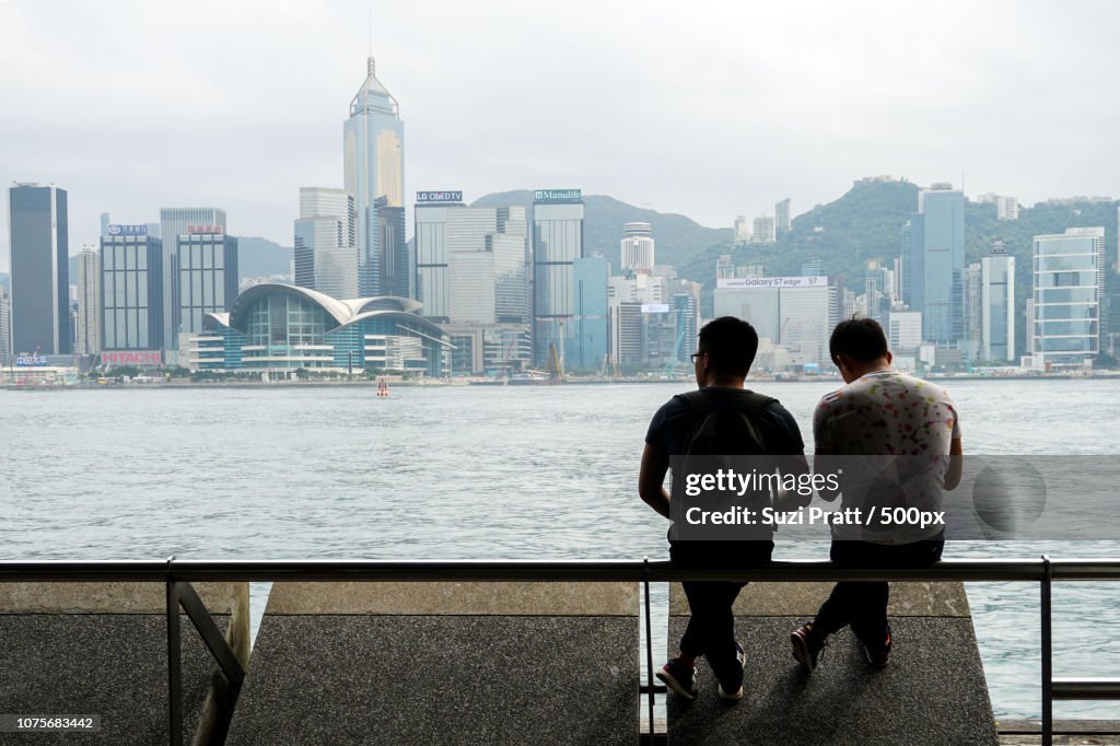 Hong Kong City Skyline