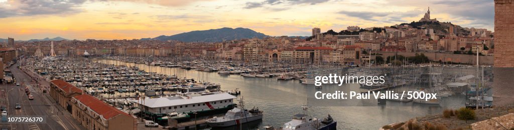Evening over Vieux-Port