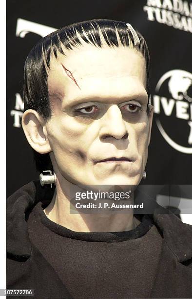 Wax figure of Boris Karloff as Frankenstein's Monster