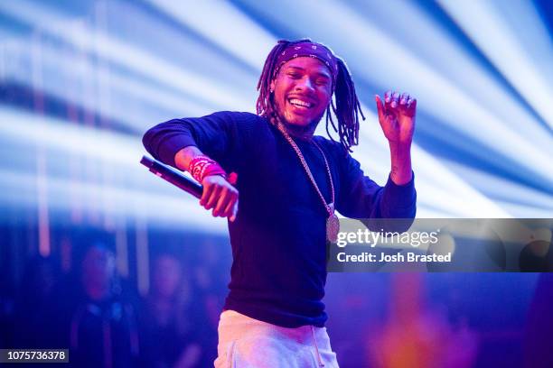 Swisher The Rapper Fetty Wap performs at Orpheum Theater on December 28, 2018 in New ...