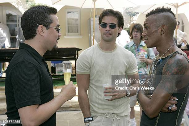 Tricky of Massive Attack during W Magazine Hollywood Yard Sale at Private Home in Los Angeles, California, United States.