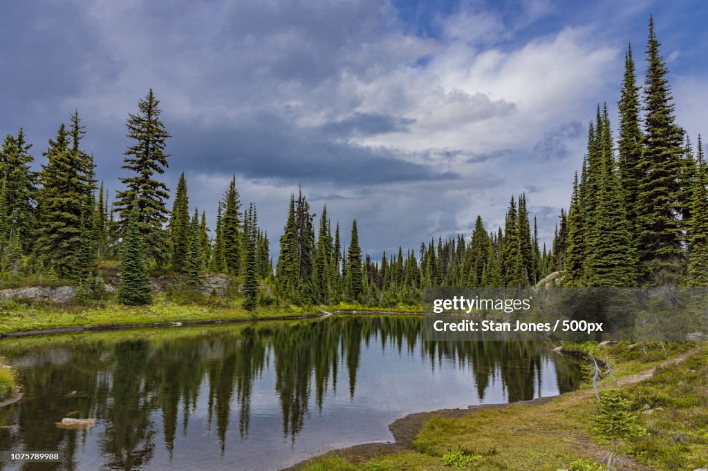 Alpine Lake in Revelstoke National Park British Columbia Canada