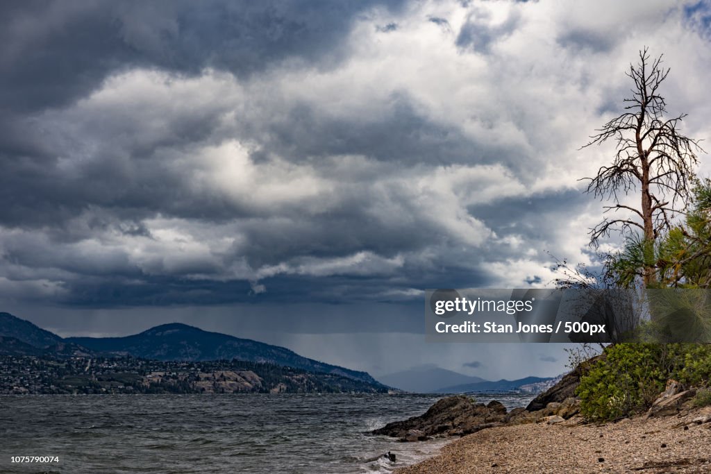 Okanagan Lake near Kelowna British Columbia Canada