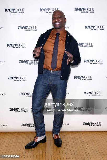 Actor Terry Crews attends the Teen Vogue Summit at 72andSunny on December 1, 2018 in Los Angeles, California.