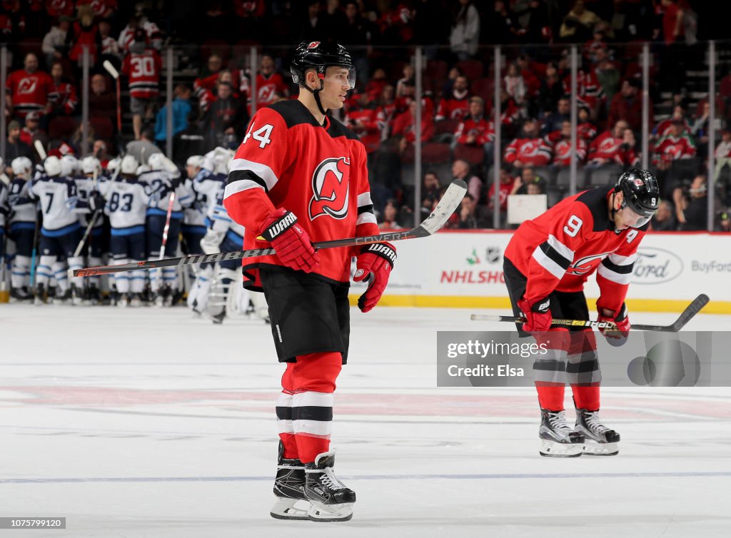 Winnipeg Jets v New Jersey Devils