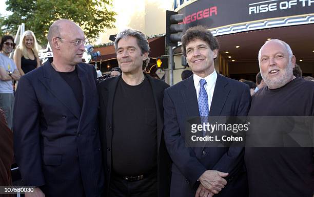Producers Moritz Borman, Mario Kassar and Andrew Vajna with Alan Horn