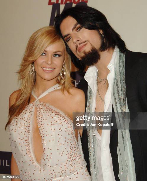 Carmen Electra and husband Dave Navarro during 12th Annual Race to Erase MS Themed "Rock & Royalty to Erase MS" - Arrivals at The Westin Century...