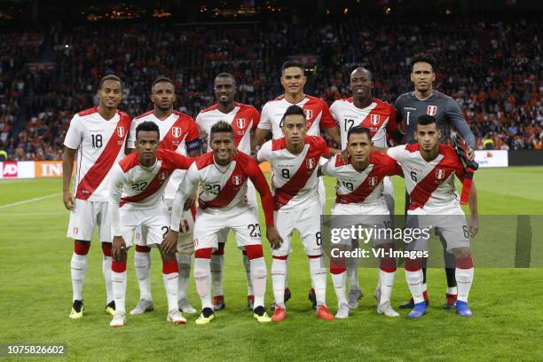 , Andre Martin Carillo Diaz of Peru, Jefferson Farfan of Peru, Pedro David Gallese Quiroz of Peru7 Anderson Santamaria Bardales of Peru, Patricio...