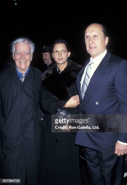 Luciana Pedraza, Robert Duvall and guest during Opening Night Party for "The Man From Atlanta" at Tavern On The Green in New York City, New York,...