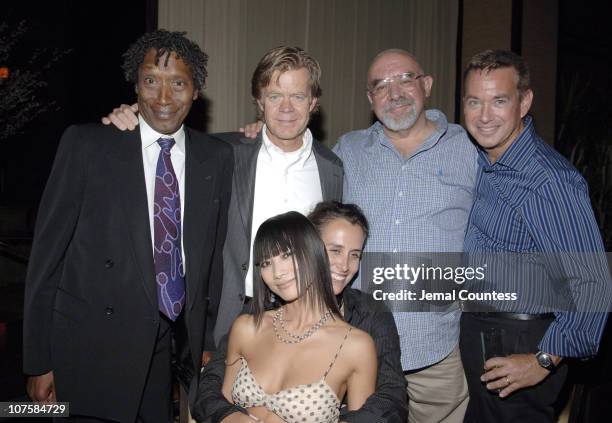 Lionel Clarke Smith, co-producer, William H. Macy, Stuart Gordon, director, Michael Gallant, line producer, with Bai Ling and Molly Hassell, producer