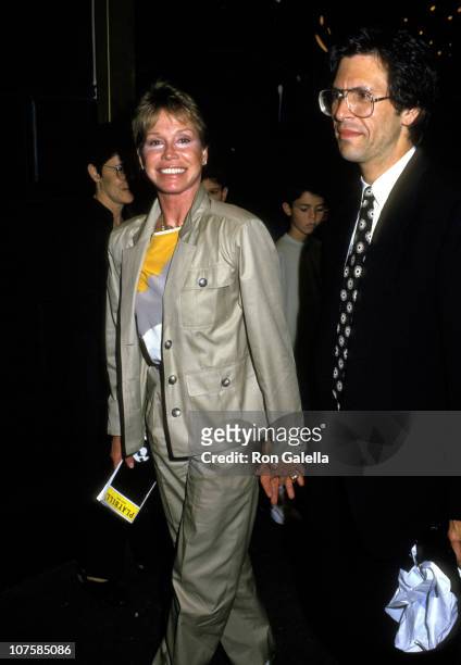 Mary Tyler Moore and Dr. Robert Levine during "Phantom of the Opera" Performance at Majestic Theater in New York City - July 12, 1988 at Majestic...