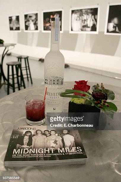 Atmosphere during Belvedere Vodka Sponsors the Maroon 5 Book Launch of "Midnight Miles" at Miau Haus Art Studio in Los Angeles, California.