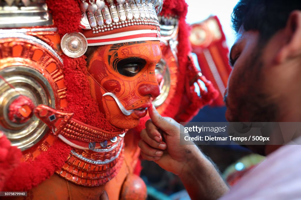 Theyyam dancer, India