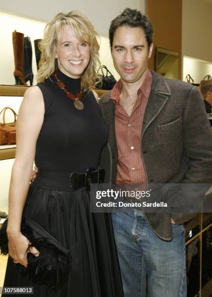Eric McCormack with his wife Janet Leigh Holden-McCormack