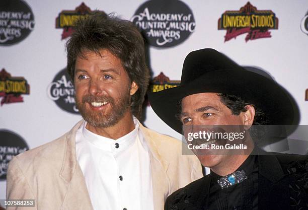 Ronnie Dunn and Kix Brooks during 29th Annual Academy of Country Music Awards at Universal Amphitheatre in Universal City, California, United States.