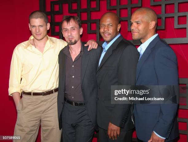 Wentworth Miller, Robert Knepper, Rockmond Dunbar and Amaury Nolasco