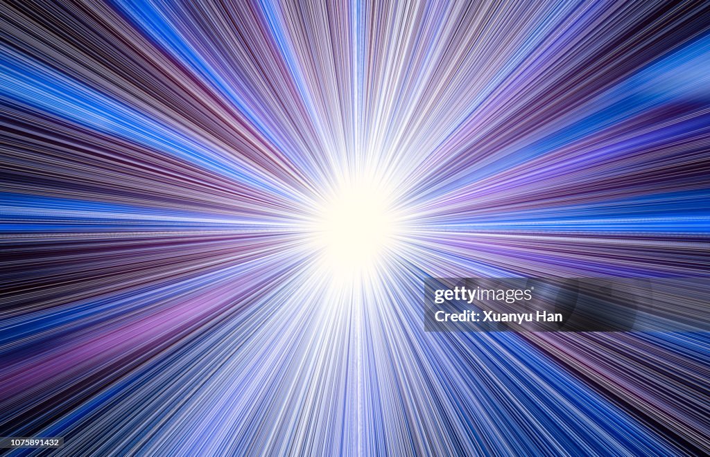 Abstract Big Data, Fiber Optic Light Painting