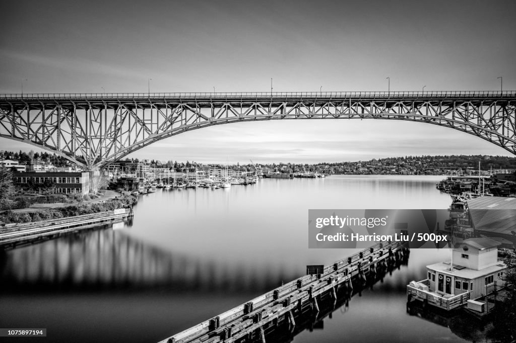 A reflective day on Lake Union