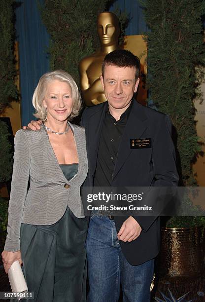 Helen Mirren, nominee Best Actress in a Leading Role for "The Queen", and Peter Morgan, nominee Best Original Screenplay for "The Queen"