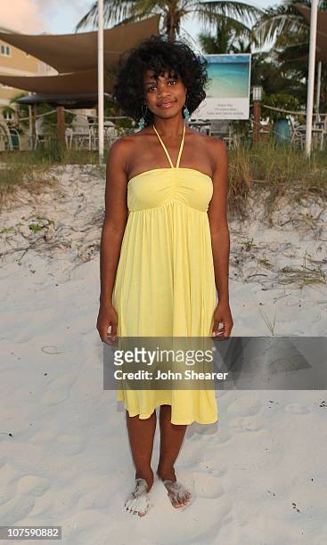 Actress Kimberly Elise participates in "Footprints in the Sand" at the Alexandra Hotel during the Turks and Caicos Film Festival on October 17, 2007...