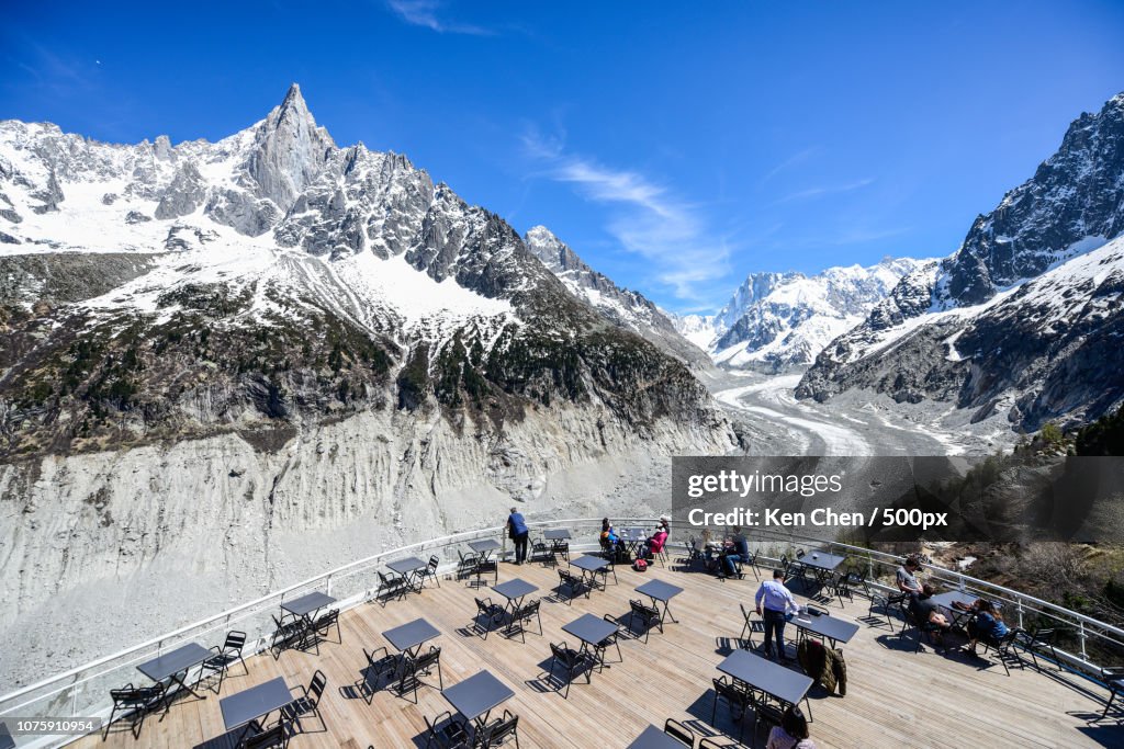 The Mer de Glace, Chamonix, France