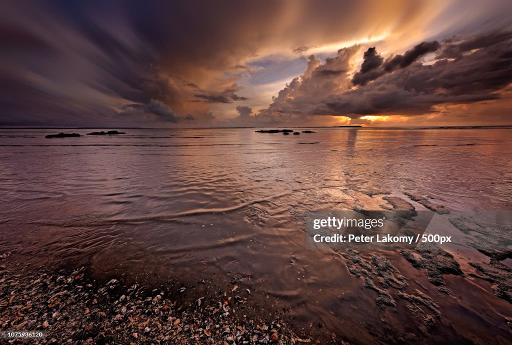Sunset over the Ocean
