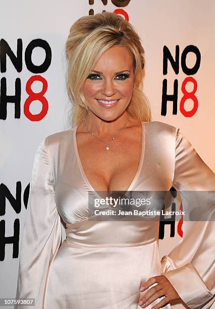 Bridget Marquardt arrives at the NOH8 Campaign 2nd Anniversary Celebration at Wonderland on December 13, 2010 in Los Angeles, California.