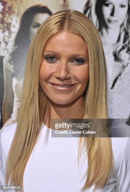 Actress Gwyneth Paltrow attends the "Country Strong" Los Angeles Special Screening at the Academy of Motion Picture Arts and Sciences on December 14,...