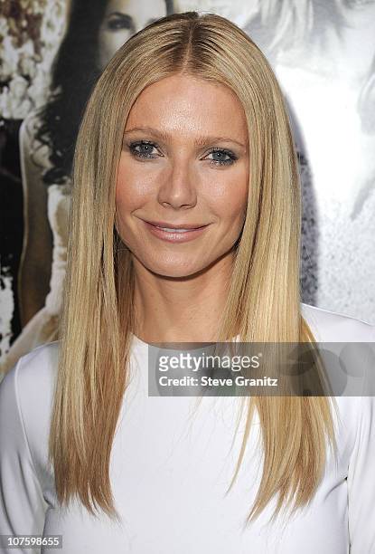 Actress Gwyneth Paltrow attends the "Country Strong" Los Angeles Special Screening at the Academy of Motion Picture Arts and Sciences on December 14,...