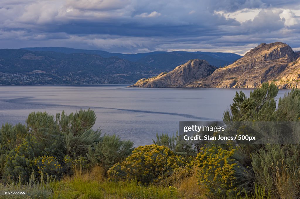 Okanagan Lake near Summerland British Columbia Canada