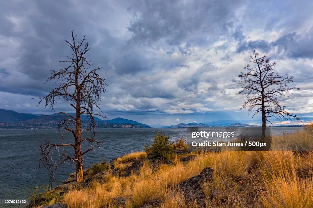 Okanagan Lake near Kelowna British Columbia Canada